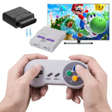 KIWITATA 2 Pack Wireless Controller for SNES Original Console, 2.4GHz Retro Rechargeable Remote Wireless Super Gamepad for SNES Nintendo Entertainment System Console-7 Pin Connector