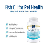 Nordic Naturals Omega-3 Pet, Unflavored - 180 Soft Gels - 330 mg - Fish Oil for Dogs with EPA & DHA - Promotes Heart, Skin, Coat, Joint, & Immune Health