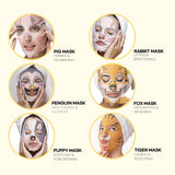 Epielle Character Sheet Masks | Animal Spa Mask Korean Beauty Mask -For All Skin Types, (Pack of 12) | Birthday Party Gift for her kids, Spa Day Party, Girls Night, Spa Night, Beauty Gift (Assorted Characters-12pk Ct.) | Skincare Party Favors, Stocking St