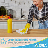 AIDEA Microfiber Cleaning Cloths White-50PK, Absorbent Cleaning Rags, Lint-Free Rags, Kitchen Towels Dusting Cloth, Bar Rags for Cleaning, Cleaning Towels Wash Cloth, Dish Towels White-11.5"x 11.5"