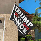 Trump Vance 2024 Flag 3x5 Double Stitched and 2 Brass Grommets Banner for Outdoor Indoor Yard Room Wall Decor Tapestry Hanging Banner