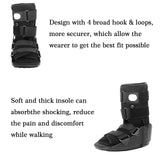 Jewlri Short Air Walker Fracture Boot Walking Protection Boot Inflatable with Aluminum Brackets for Broken Foot Fractures Sprains fits Left or Right Foot Ankle Medium