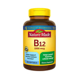 Generic Nature Made Vitamin B12 1000 mcg 400 Softgels Bundle | Energy Metabolism Support | 400 Day Supply