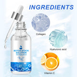 3PCS Botox Stock Solution Facial Serum, Botox in a Bottle with Hyaluronic Acid, Collagen, Vitamin C, Anti Aging/Wrinkles/Fine Line Tightening & Boost & Moisturize Skin, Frangence Free(1oz / 30mI)