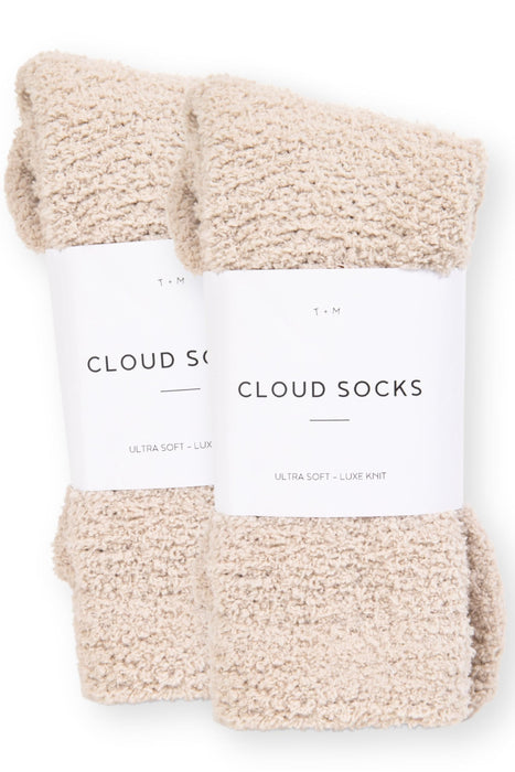 Unboxme Gifts Sweet Dreams Nylon Cloud Socks - Ultra Soft Warm Cozy Sleep & Lounge Socks for Women & Men - Plush Cold Weather Comfort Socks (Nylon Grey)