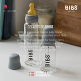 BIBS Bottle Nipple | BPA Free Natural Rubber | Made in Denmark | Slow Flow 2-Pack