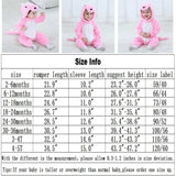 Baby Pink Dinosaur Costumes Unisex Toddler Outfit Halloween Dress Up Romper 3-4 Years