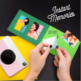 KODAK Printomatic Full-Color Instant Print Digital Camera - Colorful Photos On Zink 2x3" Sticky-Back Photo Paper - 5MP, Portable, Creative Fun Gift for Birthday, Christmas, Holiday - Pink