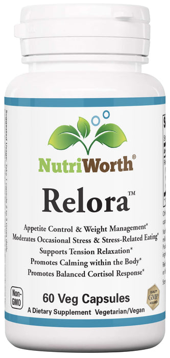 Nutriworth Relora Supplement – 300 mg, Vegetable Capsules – 60 Servings, For General Well-Being