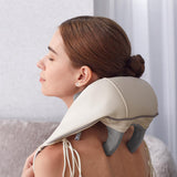 Neck Massager with Heat, Electric Deep Tissue 6D Kneading Massage, Cordless Shiatsu Neck and Back Massage Pillow for Neck, Shoulder and Leg Relaxtion, Gifts for Men Women