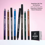 IT Cosmetics Superhero No-Tug Gel Eyeliner, Brilliant Brown - Soft Natural Brown - Waterproof, Blendable Formula - Sharpenable Pencil - 0.042 oz