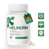 HELINORM Pylopass Lacobacillus Reuteri Against Helicobacter Pylory Infection L-Reuteri Dietary Supplement Useful Bacteria Improve Digestion Healthy Gut 30 Capsules