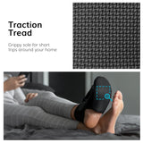 BraceAbility Plantar Fasciitis Night Splint Sock - Soft Plantar Fascia Brace for Sleeping, Achilles Tendonitis, Foot Drop, Heel Pain - Plantar Fasciitis Relief Night Splint for Women and Men (X-Small)