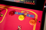 Doc and Pies Arcade Factory Classic Home Arcade Machine - Tabletop and Bartop - 412 Retro Games - Full Size LCD Screen, Buttons and Joystick (Red)