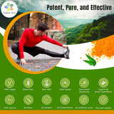 Neem Turmeric Capsule (150 Veg). Whole Green Superfood. Max Strength Pure High-Potency Azadirachta Indica Capsule Made with Organic Whole Neem and Turmeric. Non GMO and Gluten Free.