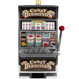 TRADEMARK POKER Slot Machine– Las Vegas Slot Machine with Casino Sounds, Flashing Lights, and Chrome Trim – Accepts 98% of World Coins