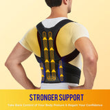 Back Support Belts Posture Corrector Back Brace Improves Posture and Provides For Lower and Upper Back Pain Men and Women -XL