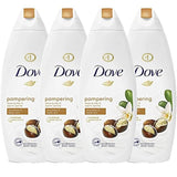 Dove Pampering Body Wash with Shea Butter and Vanilla, Skin Natural Moisturizers, 25.3 Ounce (Pack of 4)4