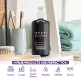 1-Shoppe All-in-Kit | Infuse Lavender Mint Shampoo | Spa Collection | Hotel Amenities in Pump Bottle | 10.14 oz. / 300 ml (4 Bottles)