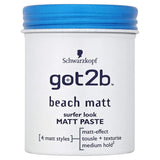 SCHWARZKOPF Got2b Beach Matt Surfer Look Matt Paste (100ml)