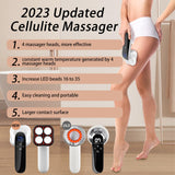 CXGRISE Upgraded Cellulite Massager 4 in 1 Stretch Marks Remover Body Beauty Machine for Belly Thigh Hip Leg (White)…