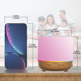 Otheya Scent Essential Oil Diffuser 2 Pack Max 200 ML Ultrasonic Cool Mist Humidifiers and Aromatherapy Diffuser 2in1,7-Colour Night Light Auto Shut-Off for Office Home Bedroom Office（Yellow）