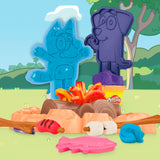 Play-Doh Bluey Goes Camping Playset with Campfire Themed Tools, Kids Arts and Crafts Toys for Girls and Boys 3 Years & Up