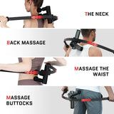 Sytaimm Upgrade Massage Gun Holder, Percussive Massage Gun Mount for Back, Compatible with Most Massage Guns, Design for Hard to Reach Areas