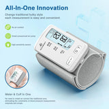 Glucoracy Blood Pressure Monitor, Upper Arm Cuff, Blood Pressure Machine for Home Use, Large Backlit LED Display, Portable One-Piece Design