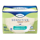 TENA Incontinence Pads, Bladder Control & Postpartum for Women, Moderate Absorbency, Long Length, Sensitive Care - 60 count