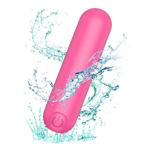 10 Modes Personal Bullet Massage Waterproof Quiet（Pink）