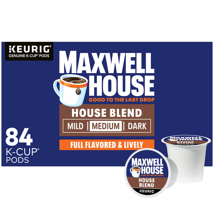 Maxwell House K-Cup® Coffee Pods, 84 ct Box, House Blend Medium Roast