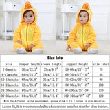 QIAONIUNIU Halloween Baby Duck Costumes Toddler Outfit Infants Cosplay Romper 2-6 Months