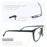 HAPJOYS Reading Glasses Women Men Stylish Readers 4.0 Lightweight Frame Glasses for Reading 3 Pack Black/Tortoise/Clear