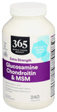 365 by Whole Foods Market, Glucosamine Chondroitin X Strength MSM, 240 Tablets