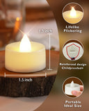 Homemory 100-Pack Flameless LED Tea Lights Candles Battery Operated, 200+Hour Fake Electric Candles TeaLights for Votive, Halloween, Ofrenda, Diya, Wedding Centerpiece Table Decor, Funeral, Christmas