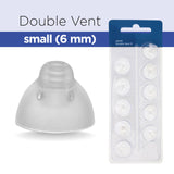 Oticon MiniFit Double Vent Bass Domes: 10-pack (Small 6mm)