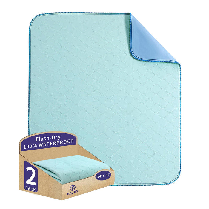 Bed Pads Washable Waterproof,Washable Underpads,Super Absorbency Reusable Bedwetting Incontinence Pads for Kids, Adults, Elderly, and Pets - Waterproof Protective Pad for Couch,Sofa,Floor,Bed