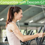 Dexcom G7 Adhesive Patches Waterproof 20 Pack Dexcom Overpatch for G7 Flexible CGM Tape Hypoallergenic & Latex-Free G7 Overlay Patch for 10 Days Long Stay without Glue in The Center, Beige