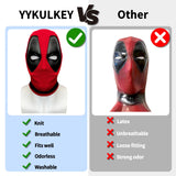YYKULKEY Halloween Superhero DP Mask Red Hood Face Hider Mask Halloween Party Role-playing Cosplay