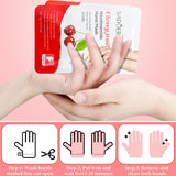 Swiffen 24 Pcs Fruits Beauty Hand Mask Bulk Hydrating Hand Moisturizing Gloves Shea Butter Aloe Treatment Mask for Spa Kit Sleeping Skincare Gift Beauty Kits for Women