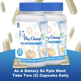 15 Day Gut Cleanse - Gut and Colon Support-15 Day Cleanse Bowel Dissolving Capsules, Dietary Supplement, Break The Plateau, Advanced Formula with Senna, Cascara Sagrada & Psyllium Husk (1 PC)