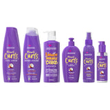 Aussie Miracle Curls Collection: Shampoo, Conditioner, Deep Conditioner, Spray Gel, Detangling Milk, and Oil Hair Treatment (6 Piece Set)