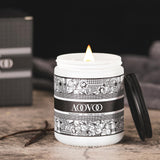 AOOVOO Vanilla Candles for Home Scented - Wood Wick Scented Candles for Men | Vanilla Cream Crackling Candles | Natural Soy Candles Gifts for Women | Mother's Day Gift