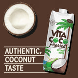 VITA COCO Pressed Coconut Water Multipack 1L x 6, Naturally Hydrating, Coconut Taste, Packed With Electrolytes, Gluten Free, Full Of Vitamin C & Potassium, Impossible To Hate