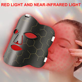 Sunlamlux Red Light Therapy for Face, LED Face Mask Light Therapy 660nm & 850nm Combined Wavelength for Skin Care at Home, Travel