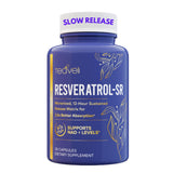 Advanced Trans Resveratrol Capsules with 12-Hour Sustained Release for Up to 250% Better Bioavailability - NAD Resveratrol Supplement with Micronized Resveratrol