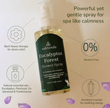 Eucalyptus Shower Spray Spa Feel - Escape to Serene Eucalyptus Forest (1200+ Sprays) | 100% Natural Essential Oil Spray, Infused with FlowerBACH™ Remedy | Eucalyptus Shower Steamers for Sinus Relief