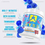 Ryse Up Supplements Element Series Pre-Workout – 25 Servings – Blue Raspberry Flavor – Caffeine, Beta-Alanine & NO3-T Nitrates