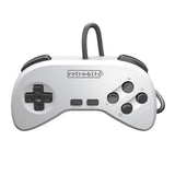 Retro-Bit Retro Duo 2 in 1 Console System - for Original NES/SNES, & Super Nintendo Games - Silver/Black